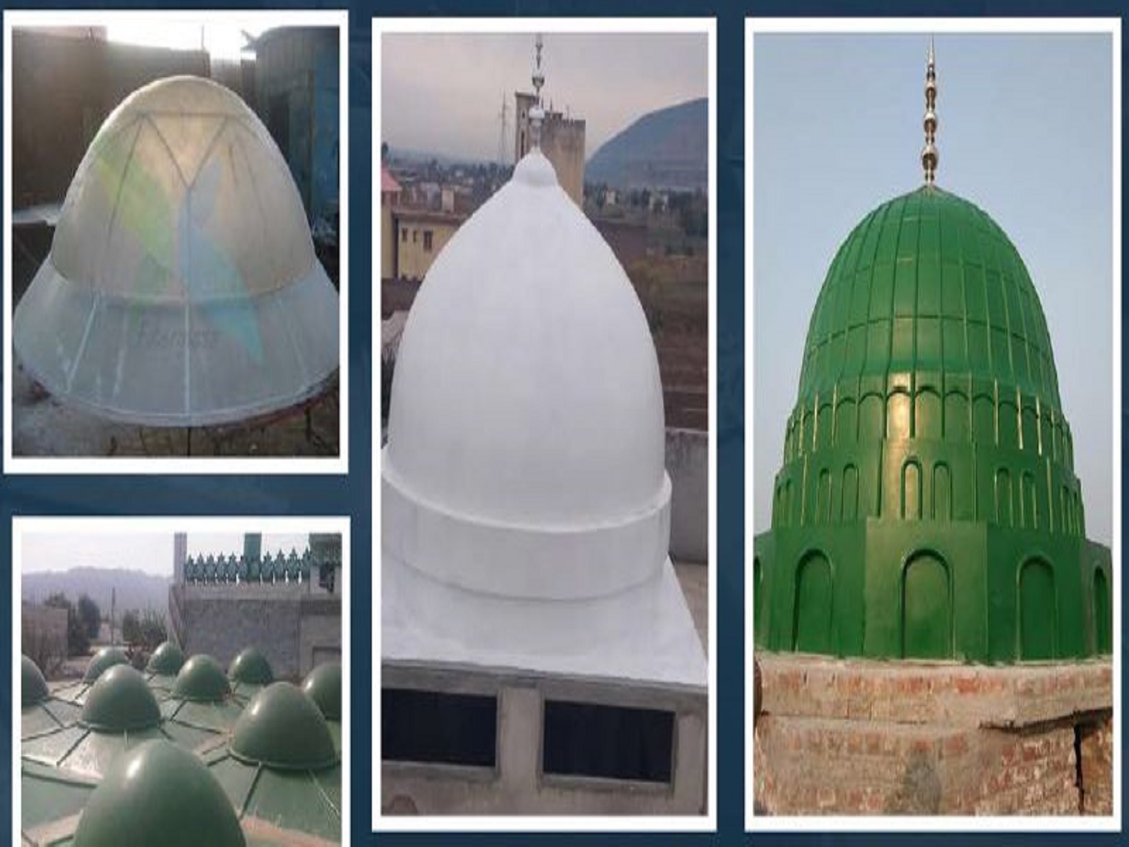 Fiberglass Domes