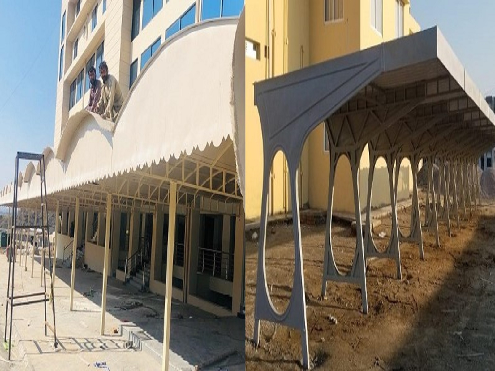 Cantilever Parking Sheds